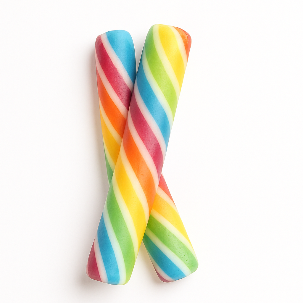 Apfel-Kirsche Zuckerstange