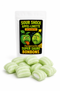 Zuckerfreie super saure Apfel-Limette